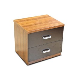 SMALL TWO DRAWER BEDSIDE TABLE